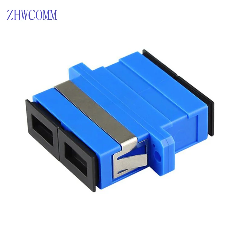 

ZHWCOMM 100PCS/bag SC/PC duplex fiber optic adapter High quality flange coupler Free Shipping