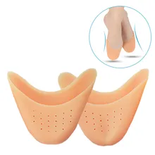 Силиконовая гелевая подушечка под стопу, танцевальные подушечки для балета, для танцев, защита для ног, дышащая подошва, амортизирующие вставки для обуви