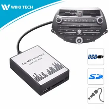 APPS2Car Car Radio USB SD AUX Interface Digital Music Changer Mp3 Adapter for Honda Accord 2003-2011 fits selected OEM Radios