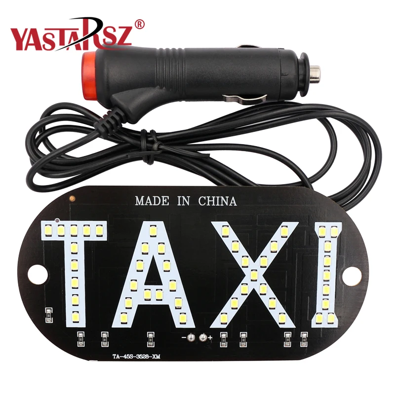 

1pc/lot 12V Taxi Led Car Windscreen Cab indicator Lamp Sign Blue LED Windshield Taxi Light Lamp 4 colors CJ Car accessories