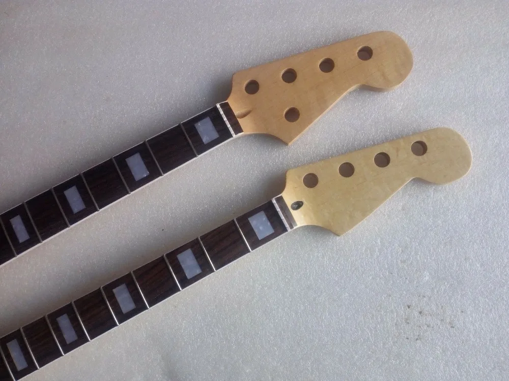 2pcs Electric Guitar Neck 5 string and 4 bass rosewood Replacement parts | Спорт и развлечения