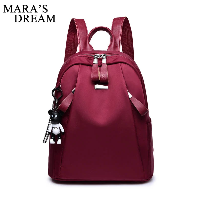 

Mara's Dream Women's Backpack Fashion College Wind Waterproof Oxford Simple Large Capacity Durable Practical Multifunctional Bag