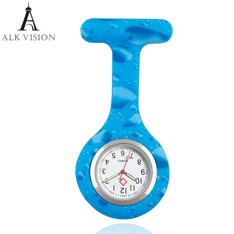 High Quality Color silicone watch nurse fob pocket watch hospital gift