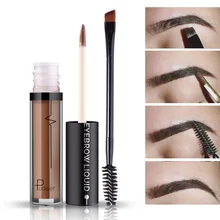 Pudaier гель для бровей с кистью 24 часа стойкий водонепроницаемый темно-кофейный коричневый карандаш для татуировки бровей Макияж карандаш для бровей PD003