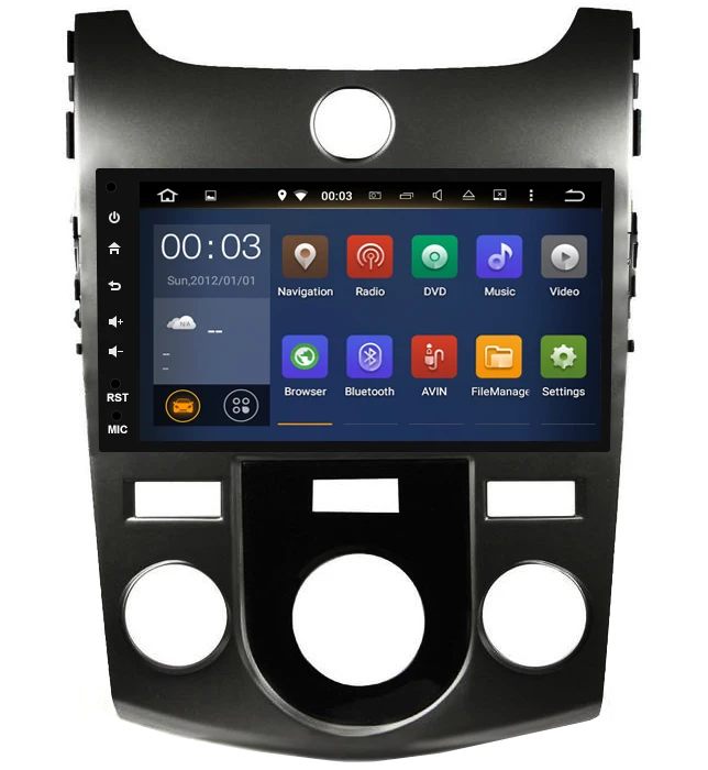 Perfect 9 inch 4G LTE Android 8.0 ! octa core car multimedia DVD player Radio GPS FOR KIA CERATO / FORTE/ KOUP 2008-2009 2010 2011 2012 0