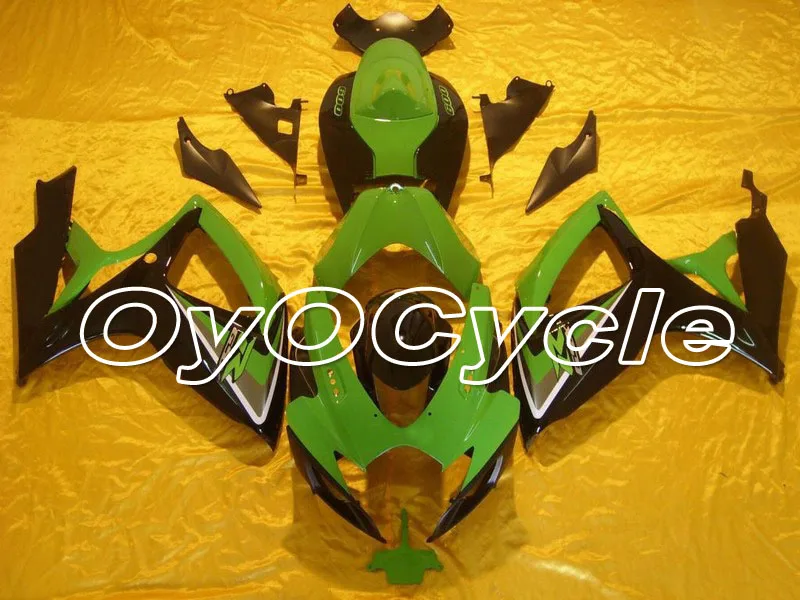 

For 06-07 Suzuki GSXR600 GSXR750 K6 K7 GSXR 600 750 Injection Motorcycle ABS Fairing Bodywork Kit 2006 2007 Black Green