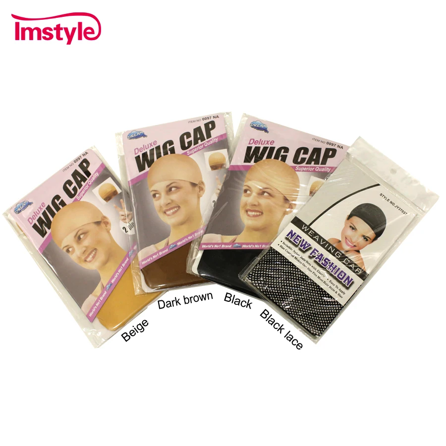 Imstyle Wig Cap 2PCS/Pack Hairnets for Weaving Wig Stretchable Elastic Hair Nets Stretch Mesh Wig Cap for Making Wigs Free Size Imstyle Wig Cap 2PCS/Pack Hairnets for Weaving Wig Stretchable Elastic Hair Nets Stretch Mesh Wig Cap for Making Wigs Free Size