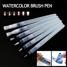 3 пачки многоразового использования пилота краски кисти вода цвет кисти карандаш чернила ручка мягкие водные цветные кисти для рисования краски товары для рукоделия