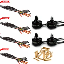 4x Original EMAX MT2204 2300KV Motor BLHeli Series 12A ESC 12 pairs Connector for Mini Quadcopter