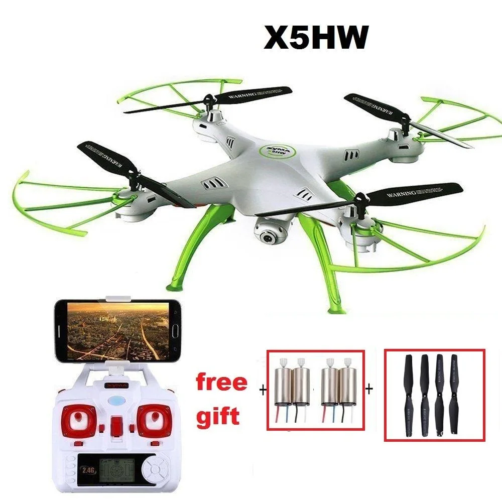 

X5HW FPV RC Quadcopter Drone with WIFI Camera 6-Axis 2.4G RC Helicopter Quadrocopter Toys