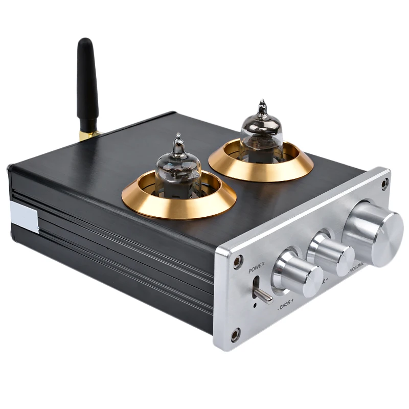 

Bluetooth 4.2 Buffer Hifi 6J1 Tube Preamp Amplifier Stereo Preamplifier With Treble Bass Tone Control For Home Theater