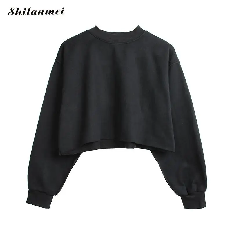 2019 водолазки женские Harajuku Kawaii пуловеры Свободные топики на каждый день тонкие однотонные толстовки Mujer Большие размеры
