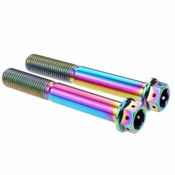 

2 pcs Motorcycle Brake Caliper Screws Fixed Bolts M10*1.25mm/1.5mm Gr5 Titanium For Ducati Ktm Radial Axial Brake Caliper