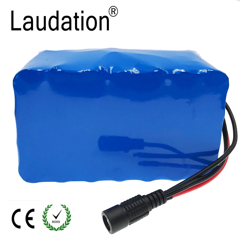 Laudation 24 V 16ah Электрический велосипед литий-ионный аккумулятор 29,4 V 16000 mAh 15A BMS 250 W 350 W 18650 W Аккумулятор для инвалидной коляски