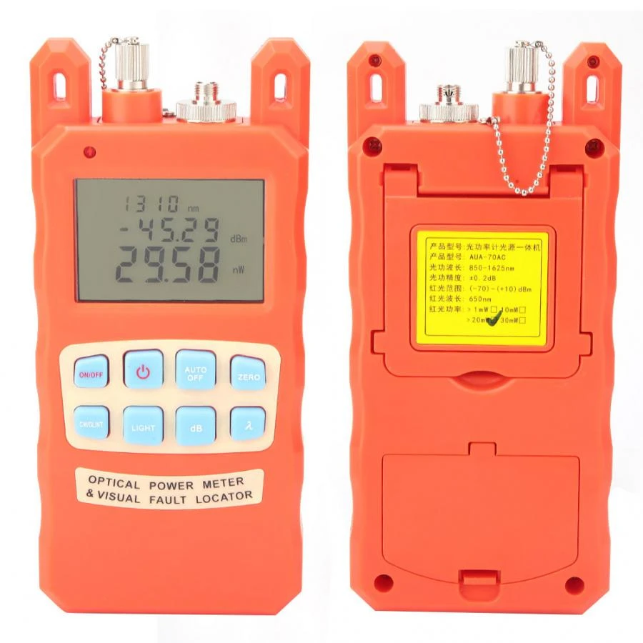 LWL AUA-80A ALL IN ONE Glasfaser Leistungsmessgerät Visual Fault Locator