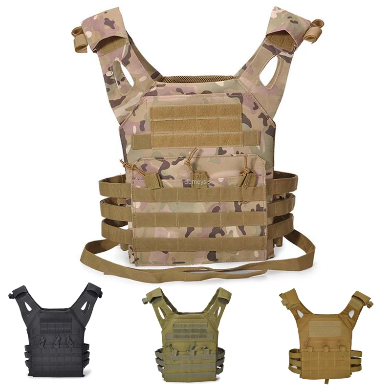 Adjustable J P C Molle Tactical Vest Plate Carrier Military Airsoft Shooting Vests Hunting CS Waistcoat Wargame Paintball Vest