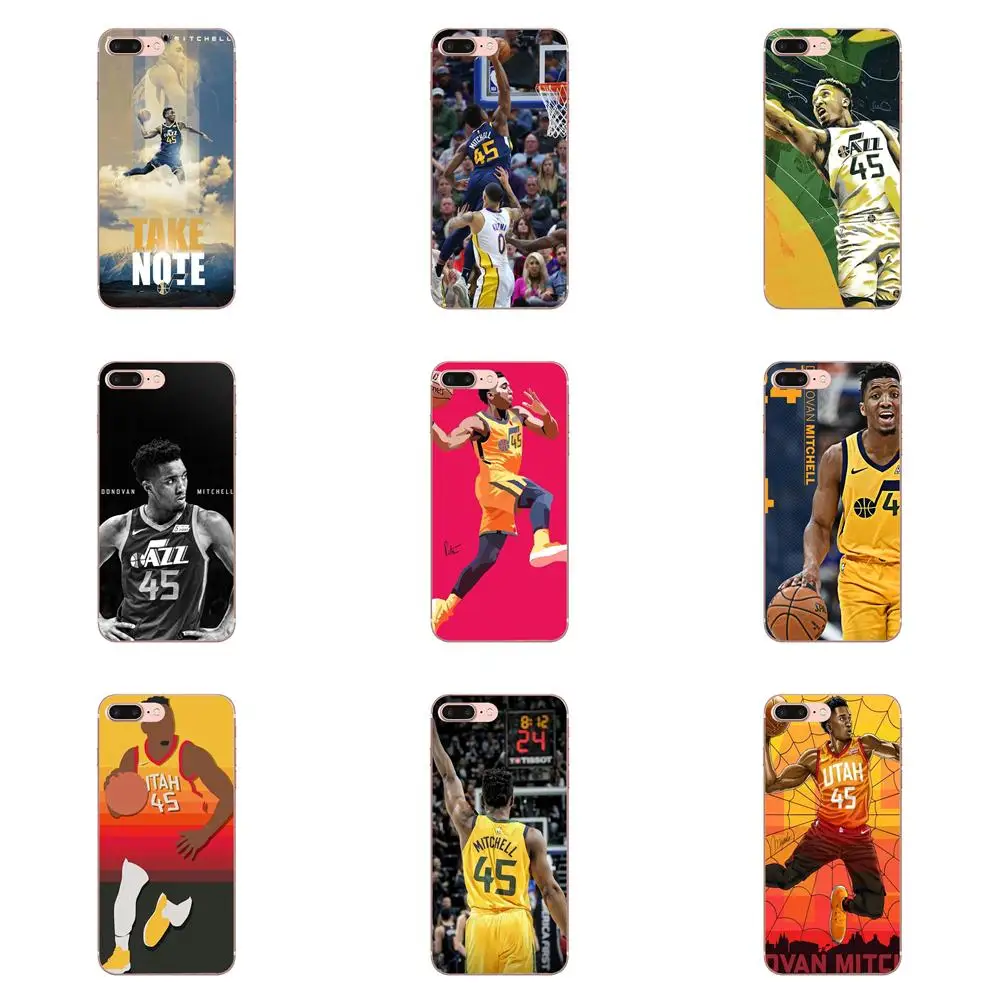

TPU Protector Basketballer Donovan Mitchell 45 For Huawei Honor 4C 5A 5C 5X 6 6A 6X 7 7A 7C 7X 8 8C 8S 9 10 10i 20 20i Lite Pro