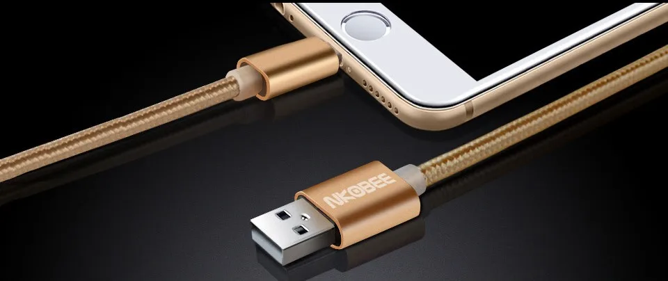 Aluminum Mobile Phone Cable For iPhone 5 6 Micro USB Charger USB Data Cable Charging For Samsung Galaxy S4 S5 S6 A3 A5 A7 M9 M7 (1)