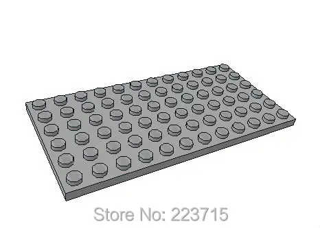 

*Plate 6x12*5 pcs DIY enlighten block brick part No3028 Compatible With Other Assembles Particles
