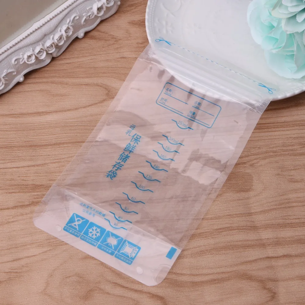 10PC Baby Food Storage Bags Breastmilk Storage Bag Formula Dispenser Breast Milk Pack Mum Breast Pump Accessories Packs BPA Free