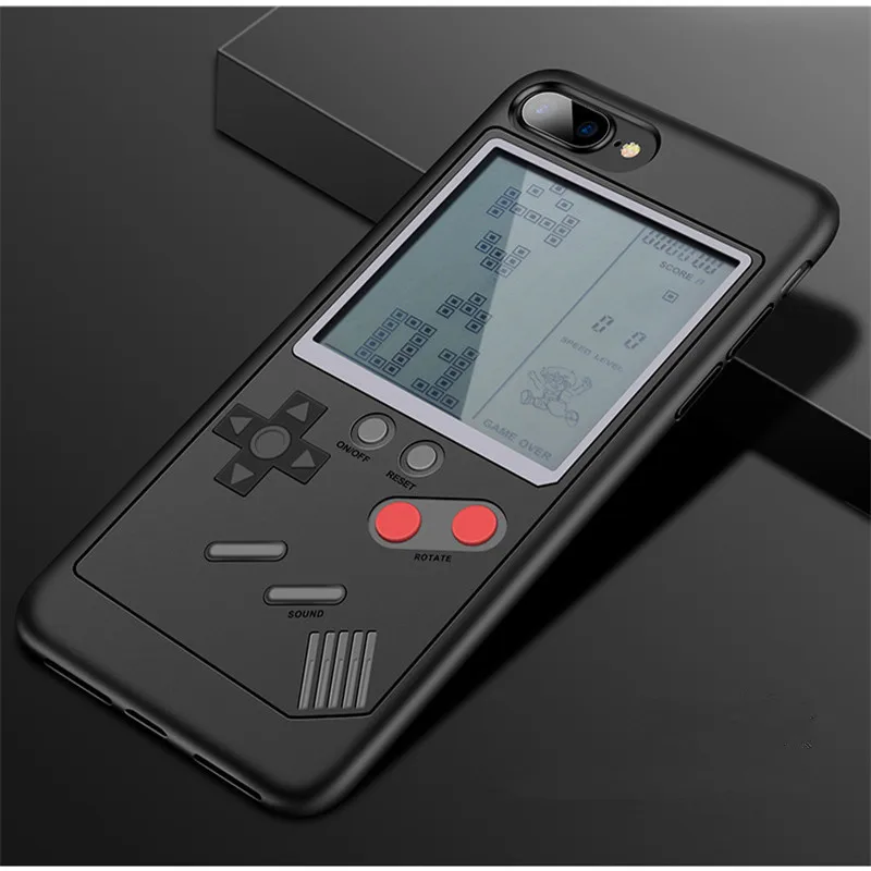 10pcs/lot Navpeak GB Gameboy Tetris Phone Case Game Console for Apple 7plus Tetris for iPhone X 6plus 6s 7 7plus 8 8plus
