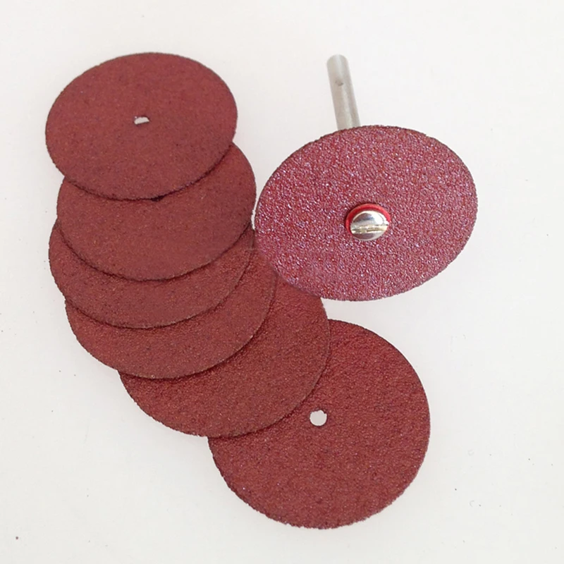 36pcs sanding discs sanding wheel rotary blades dremel mini cutting disc tools rotary accessories sand metal