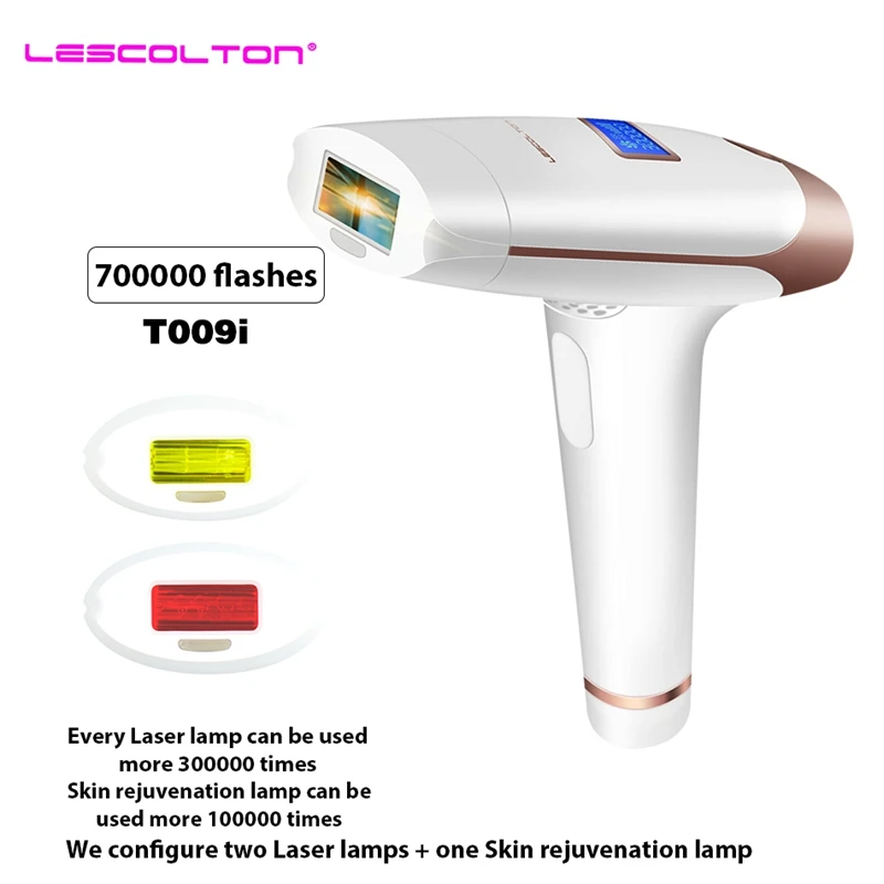 Lescolton 3in1 700000 pulsada IPL depilación láser dispositivo permanente depilación IPL depiladora láser el pelo de la axila máquina de eliminación de - 1