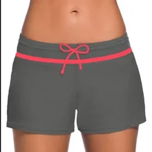 Лето, купальный сундук, для пляжа, повседневные, для отдыха, раздельные штаны для женщин, короткие, de brain homme, быстросохнущие, сексуальные, женские, с низкой талией