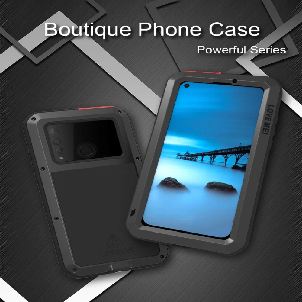 

Full Body Cases For Huawei Nova 4 Cover Metal Armor ShockProof Heavy Duty Protection Back Cover For Huawei 3E Phone Case Coque