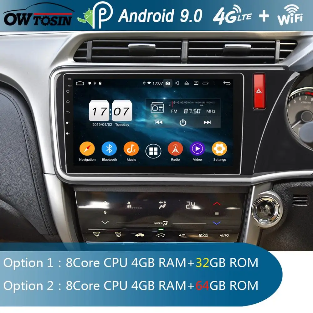 Cheap 10.1" IPS 8Core 4G+64G Android 9.0 Car DVD GPS Radio Multimedia Player For Honda City 2014 2015 2016 2017 2018 CarPlay Parrot BT 1 Cheap 10.1" IPS 8Core 4G+64G Android 9.0 Car DVD GPS Radio Multimedia Player For Honda City 2014 2015 2016 2017 2018 CarPlay Parrot BT 1