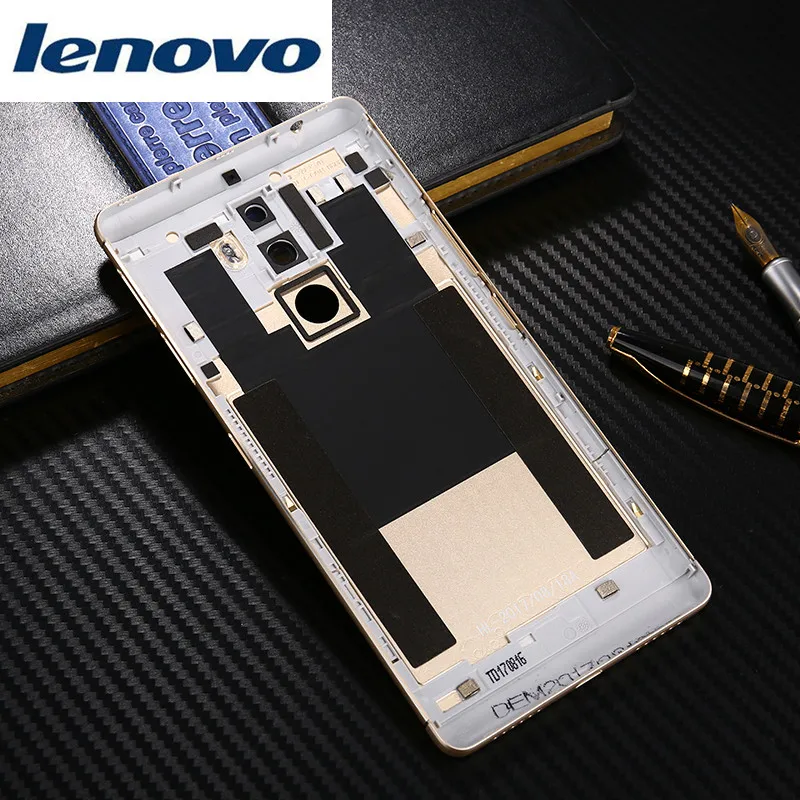 

Original Metal Battery Cover Housing Case for Lenovo K8 Note Back Replacement Parts Power Volume Buttons + Camera Lens