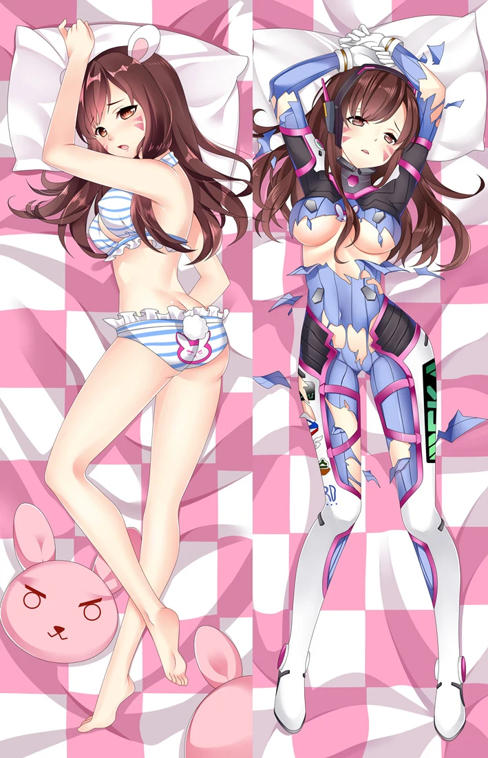 2017 обновленная японская аниме otaku Dakimakura герой ow D.Va Чехол для подушки