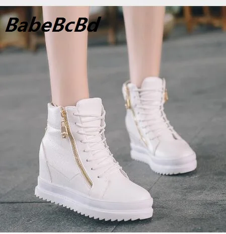 

2018 NEW STYLE Spring and autumn winter new high fashion women's shoes with high waists and high-waisted shoes