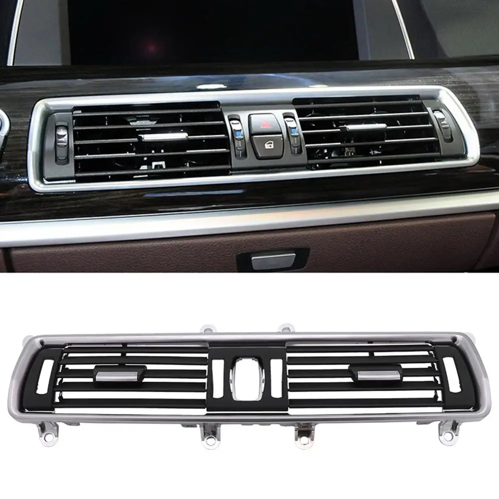 

1pcs Front Center Air Outlet Vent Dash Panel Grille Cover for BMW 5 Series GT F07 Interior Mouldings Panel Grille