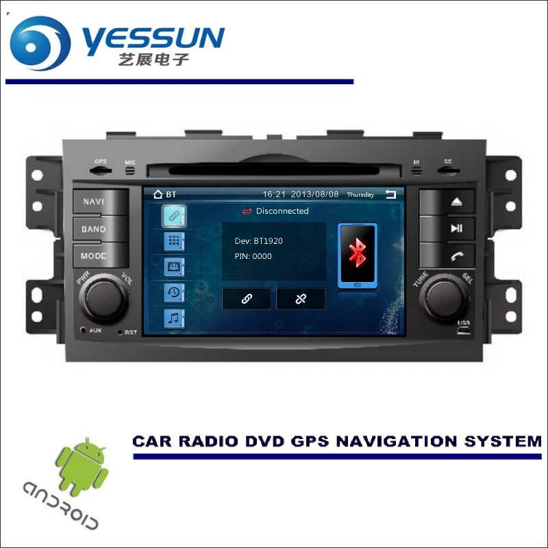 Best YESSUN Wince / Android Car Multimedia Navigation For Kia Mohave / Borrego 2008~2016 CD DVD GPS Player Navi Radio Stereo Screen 5