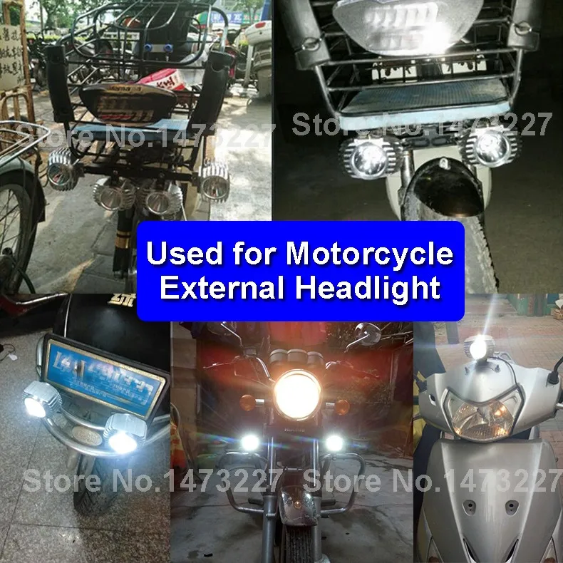 LED DC 8-85V Motorbike Motorcycle External Headlight Fog DRL Lamp Bulb Light Scooter ATV Bike High Quality For Driving Hunting (9)