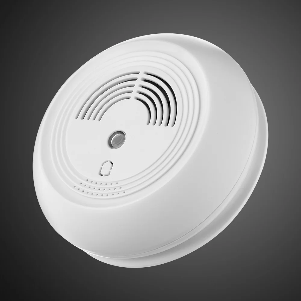 Latest GSM Photoelectric Smoke and Temperature Alarm Security Fire Detector For Home Security Alarm System 