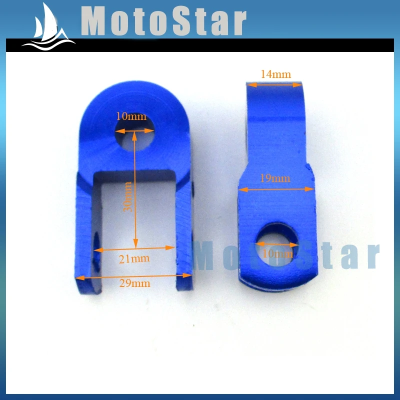 CNC Aluminum Blue Shock Absorber Height Extension Extender Riser Taper