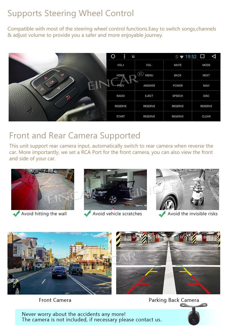 Best Android 7.1 Nougat System Car DVD Player Octa-core 2G RAM 32G ROM GPS Car Stereo 7" Capacitive Touchscreen Bluetooth Wifi Radio 5