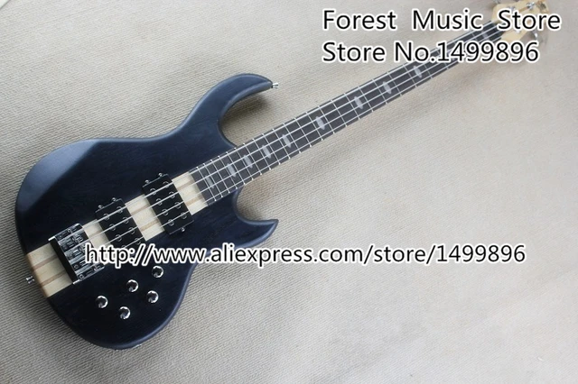 Cheap Hot Selling Neck Through Bass Guitars Chinese 4 String Chrome Hardware Bass Guitar Free Shipping