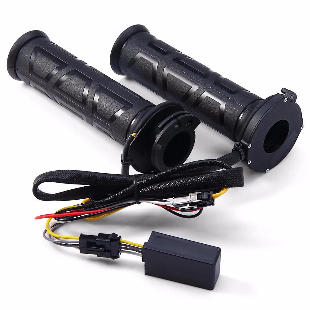 Discount Universal Motorcycle Heated Handle Bar Moto Bike Heating Grips