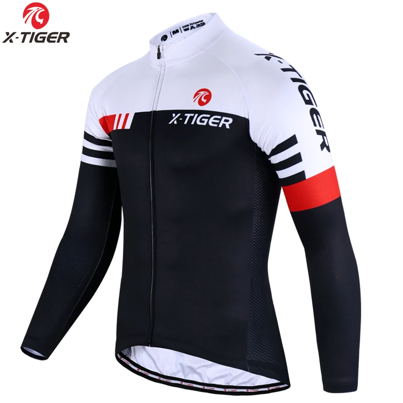 Camiseta de manga larga ciclismo, ropa deportiva para bicicleta de montaña, de alta calidad, X TIGER|Maillot de ciclismo| - AliExpress