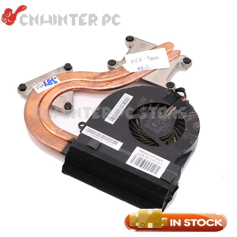 

NOKOTION 681226-001 For HP pavilion DV4-5000 dv4 Cooling Fan & Heatsink Assembly Radiator Cooler