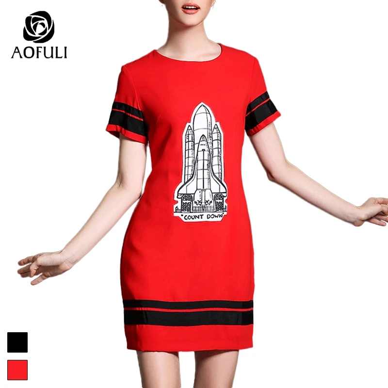 Размер s/M/L/XL/2XL женское короткое платье с рисунком самолета в стиле пэчворк летнее