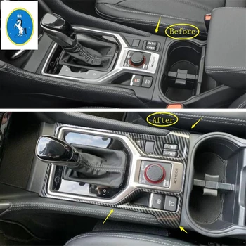 

Yimaautotrims Accessory Gear Shift Box Decora Cover Trim ABS Fit For Subaru Forester 2019 2020Matt / Carbon Fiber Color