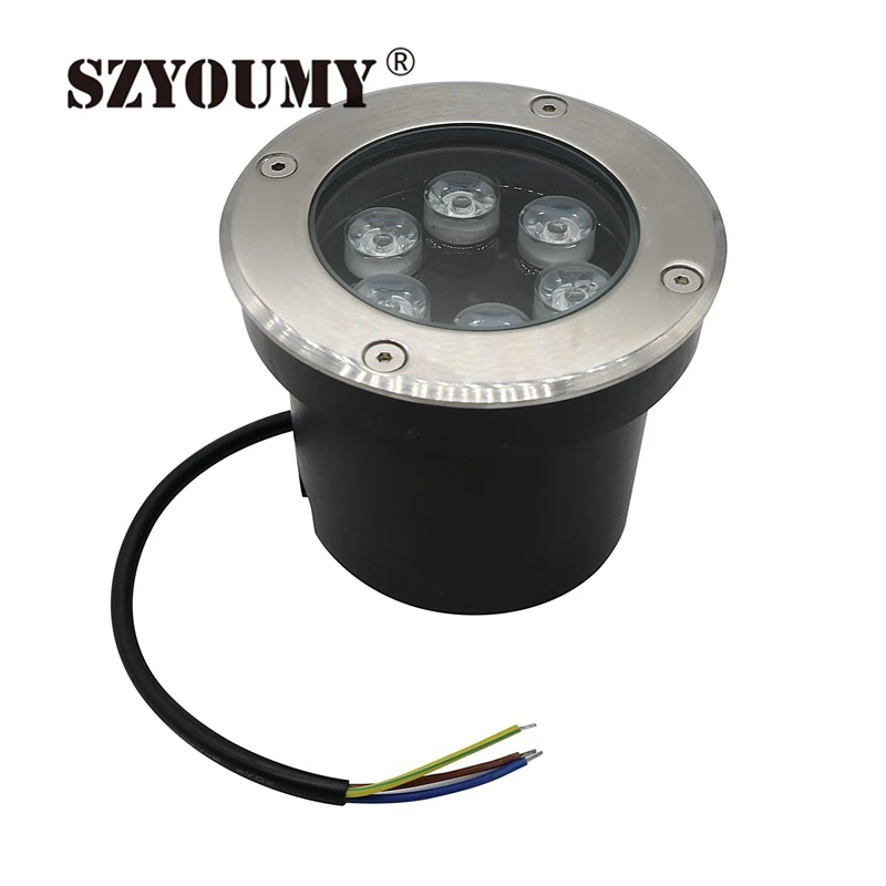 SZYOUMY 8 Pcs Led Floor Lights 12V AC 85 265V 6W Led Underground