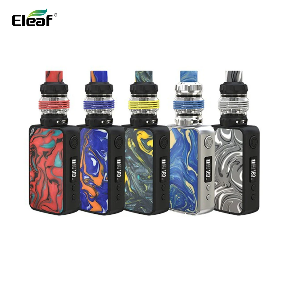 Оригинальный Eleaf iStick Mix 160 Вт комплект с 6 5 мл Элло поп атомайзером и коробка мод