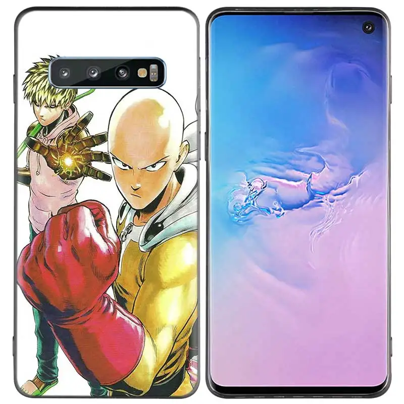 Черный силиконовый чехол One Punch Man аниме для samsung Galaxy M20 S10e S10 S9 M10 S8 Plus 5G S7 S6 Edge, мягкий чехол из ТПУ для телефона - Цвет: A009