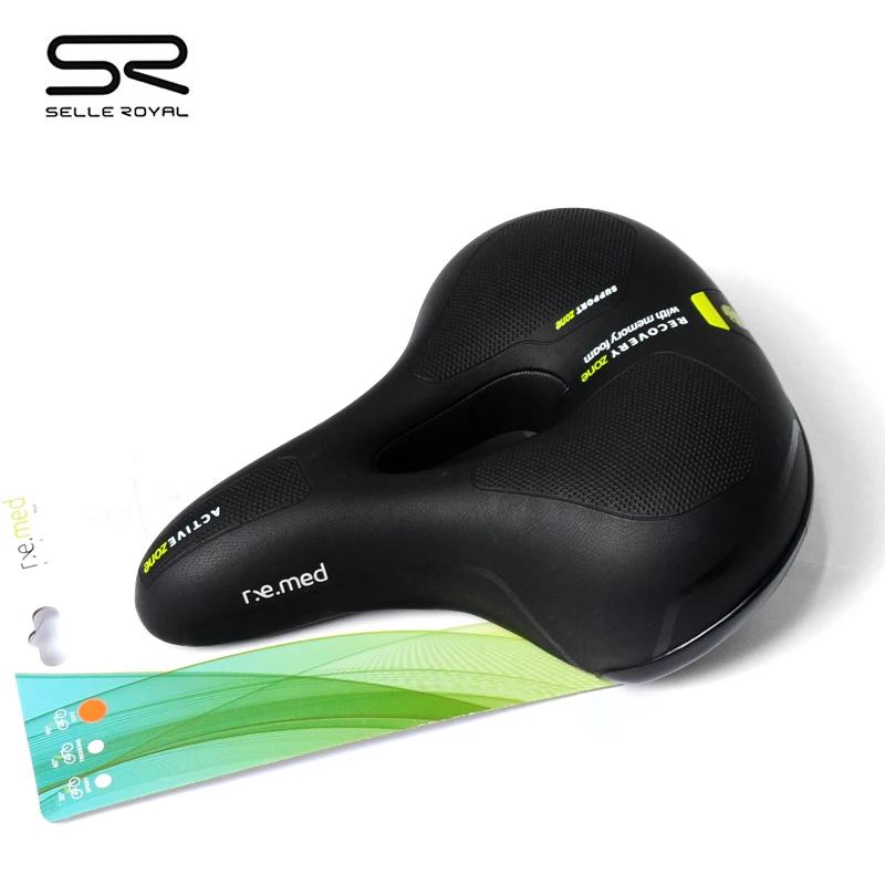 Selle Royal Bicycle Saddle Recover+Ergonomic+Medicine Sport City