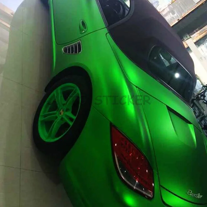 apple green matte metallic chrome 3